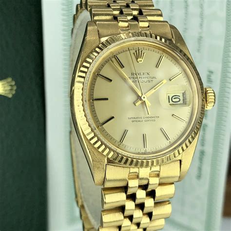 gold 1601 rolex|rolex datejust model 1601.